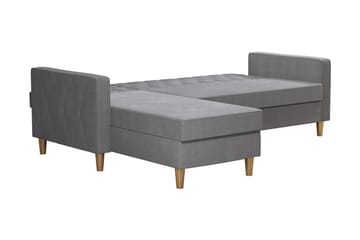 Liberty Chaiselongsovesofa Grå - CosmoLiving - Møbler - Sofaer - Sovesofaer - Sovesofa chaiselong