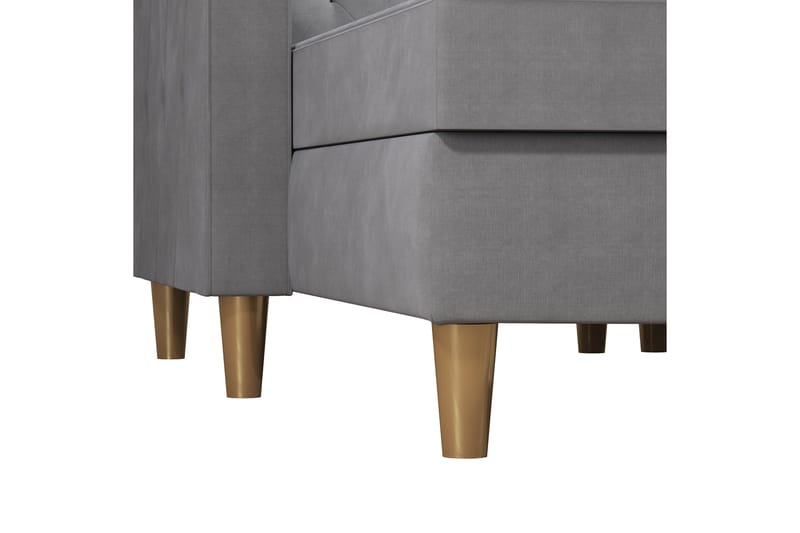 Liberty Chaiselongsovesofa Grå - CosmoLiving - Møbler - Sofaer - Sovesofaer - Sovesofa chaiselong