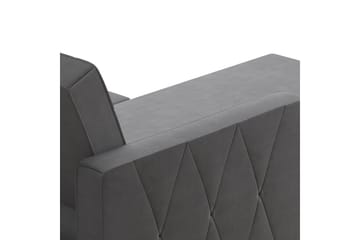 Liberty Chaiselongsovesofa Grå - CosmoLiving - Møbler - Sofaer - Sovesofaer - Sovesofa chaiselong
