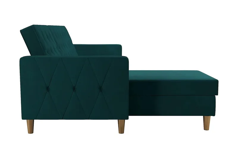 Liberty Chaiselongsovesofa Grøn - CosmoLiving - Møbler - Sofaer - Sovesofaer