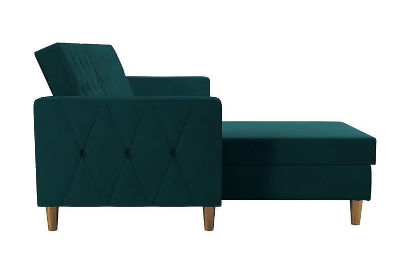 Liberty Chaiselongsovesofa Grøn - Møbler - Sofaer - Sovesofaer