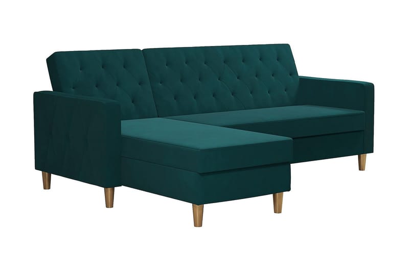 Liberty Chaiselongsovesofa Grøn - Møbler - Sofaer - Sovesofaer