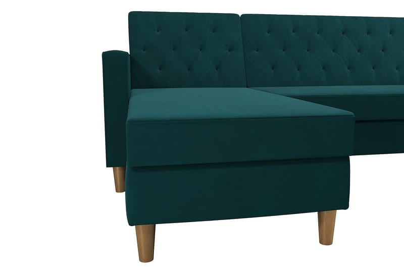 Liberty Chaiselongsovesofa Grøn - Møbler - Sofaer - Sovesofaer