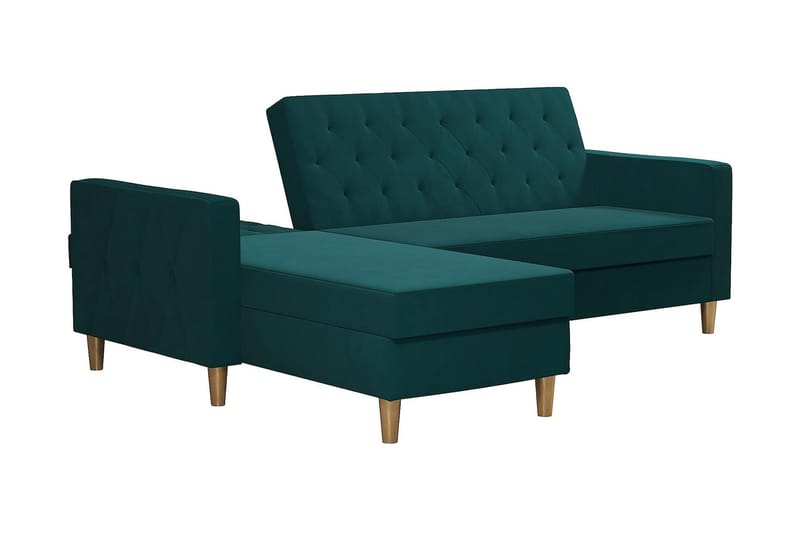Liberty Chaiselongsovesofa Grøn - Møbler - Sofaer - Sovesofaer