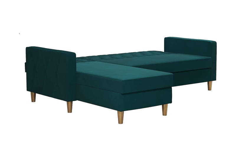 Liberty Chaiselongsovesofa Grøn - Møbler - Sofaer - Sovesofaer
