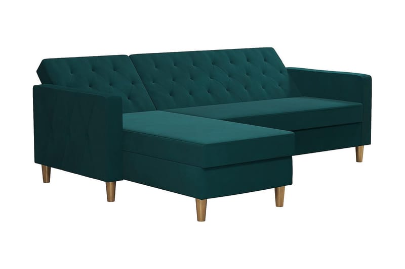 Liberty Chaiselongsovesofa Grøn - Møbler - Sofaer - Sovesofaer