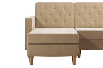 Liberty Chaiselongsovesofa Hvid - Møbler - Sofaer - Sovesofaer