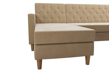 Liberty Chaiselongsovesofa Hvid - Møbler - Sofaer - Sovesofaer