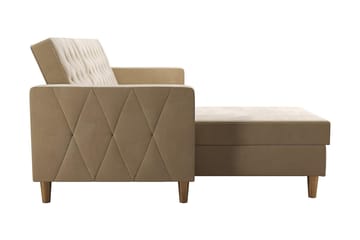 Liberty Chaiselongsovesofa Hvid - Møbler - Sofaer - Sovesofaer