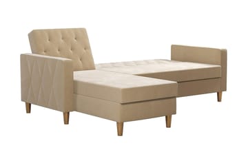 Liberty Chaiselongsovesofa Hvid - Møbler - Sofaer - Sovesofaer