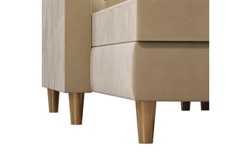 Liberty Chaiselongsovesofa Hvid - Møbler - Sofaer - Sovesofaer