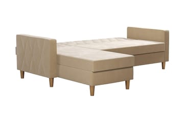 Liberty Chaiselongsovesofa Hvid - Møbler - Sofaer - Sovesofaer