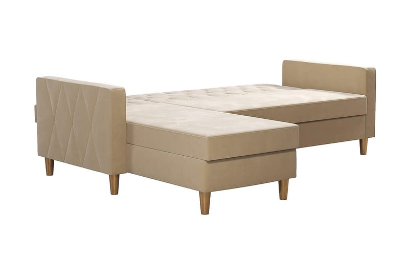 Liberty Chaiselongsovesofa Hvid - Møbler - Sofaer - Sovesofaer