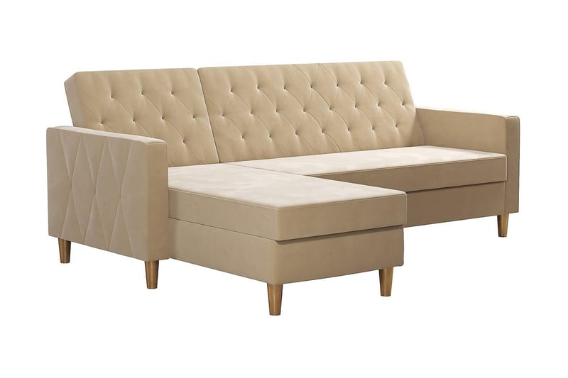 Liberty Chaiselongsovesofa Hvid - Møbler - Sofaer - Sovesofaer