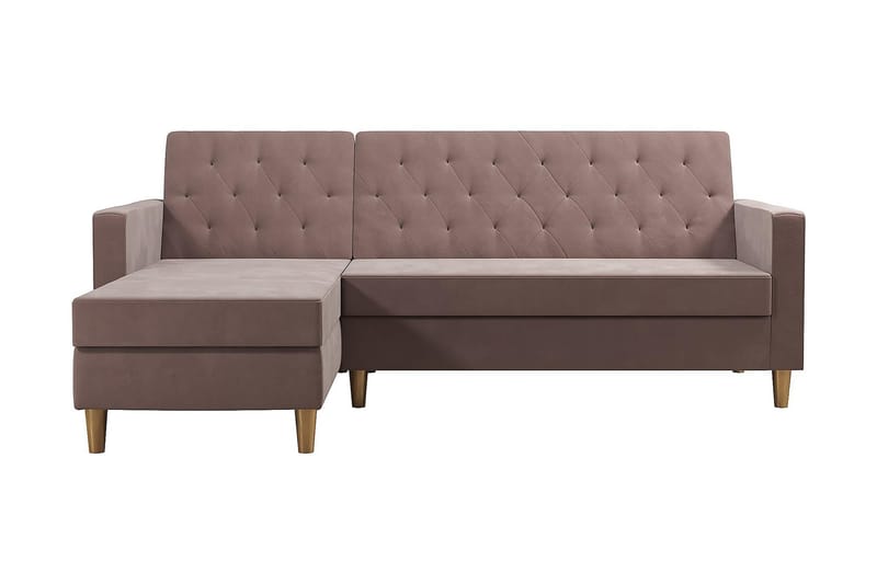 Liberty Chaiselongsovesofa Lyserød - CosmoLiving - Sovesofaer - Sovesofa chaiselong