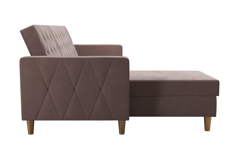 Liberty Chaiselongsovesofa Lyserød - CosmoLiving - Møbler - Sofaer - Sovesofaer
