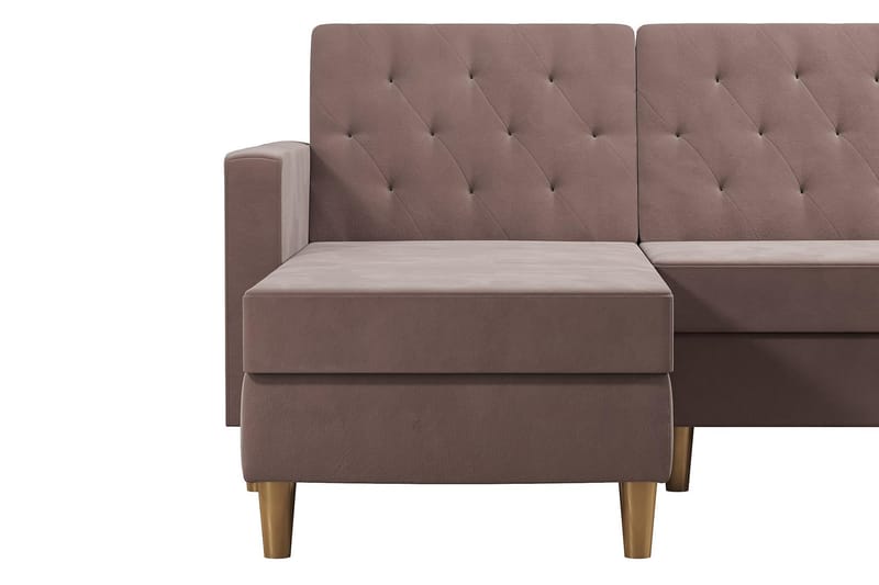 Liberty Chaiselongsovesofa Lyserød - CosmoLiving - Møbler - Sofaer - Sovesofaer