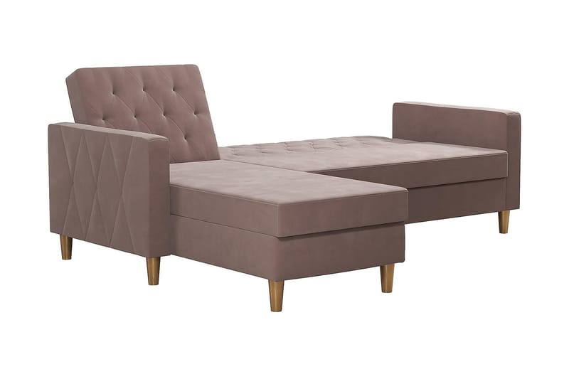 Liberty Chaiselongsovesofa Lyserød - CosmoLiving - Møbler - Sofaer - Sovesofaer