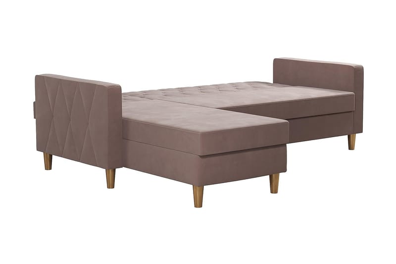 Liberty Chaiselongsovesofa Lyserød - CosmoLiving - Møbler - Sofaer - Sovesofaer