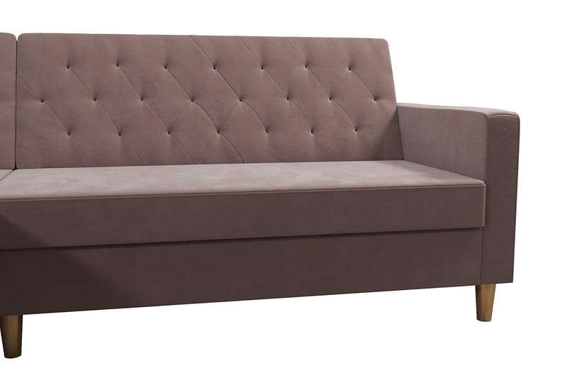 Liberty Chaiselongsovesofa Lyserød - CosmoLiving - Møbler - Sofaer - Sovesofaer