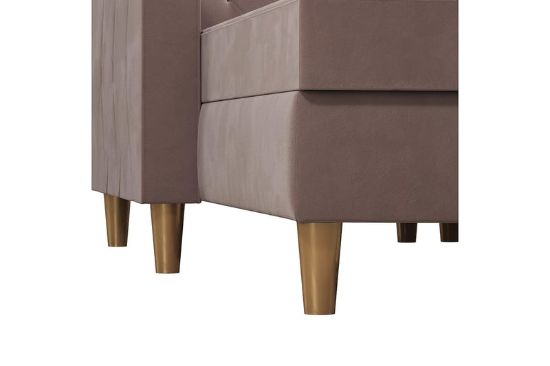 Liberty Chaiselongsovesofa Lyserød - CosmoLiving - Møbler - Sofaer - Sovesofaer