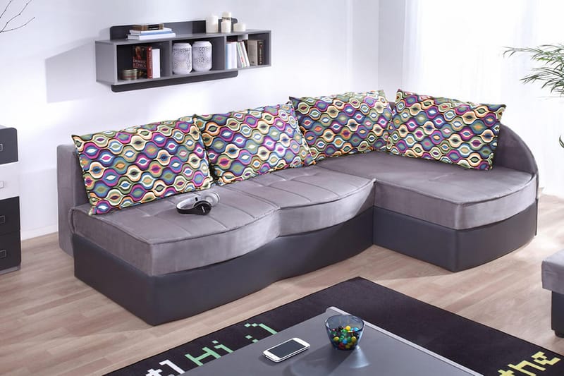 Lido Hjørnesovesofa 202x145x86 cm - Møbler - Sofaer - Sovesofaer