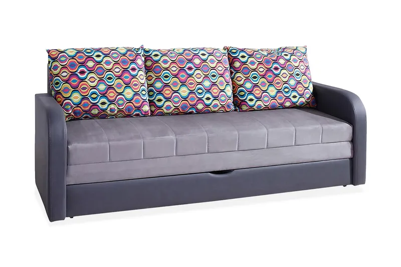 Lido sovesofa 208x75x86 cm, Lilla