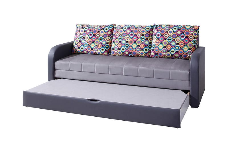 Lido sovesofa 208x75x86 cm - Sovesofaer - Lædersofaer - 3 personers sovesofa - Velour sofaer