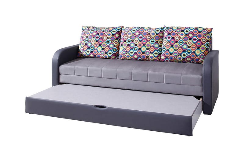 Lido sovesofa 208x75x86 cm - Sovesofaer - Lædersofaer - 3 personers sovesofa - Velour sofaer