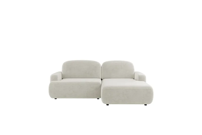 Lifeina Sovesofa Med 2-Personers Divan - Beige/Hvid - Møbler - Sofaer - Sovesofaer