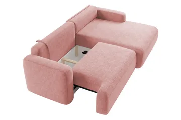 Lifeina Sovesofa Med 2-Personers Divan - Grå - Møbler - Sofaer - Sovesofaer