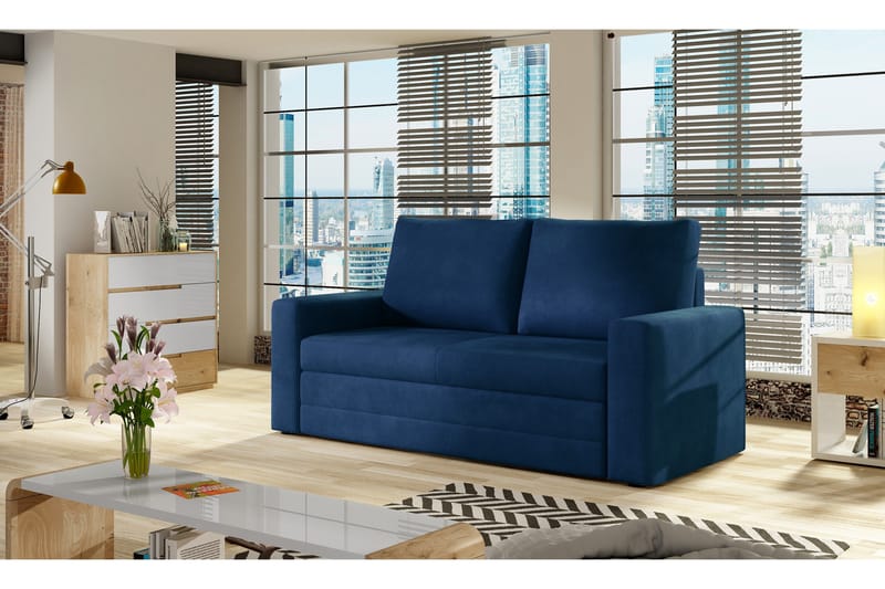Lijan 2-Pers. Sovesofa, Blå