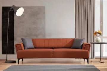 Lilesville 3-Pers. Sovesofa - Rød - Møbler - Sofaer - Sovesofaer