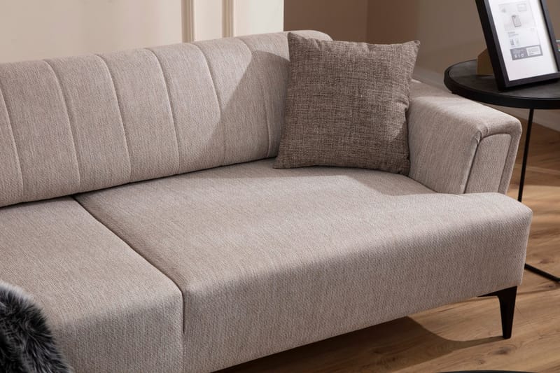 Lilesville 3-Pers. Sovesofa - Beige - Møbler - Sofaer - Sovesofaer