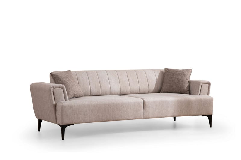 Lilesville 3-Pers. Sovesofa - Beige - Sovesofaer - 3 personers sovesofa