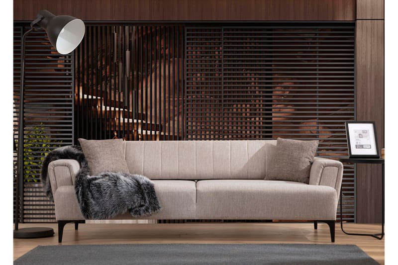 Lilesville 3-Pers. Sovesofa - Beige - Møbler - Sofaer - Sovesofaer