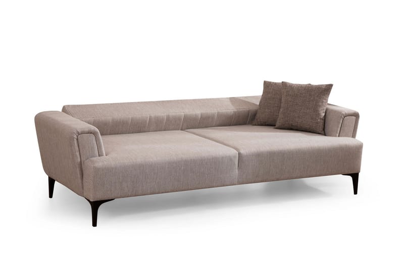 Lilesville 3-Pers. Sovesofa - Beige - Sovesofaer - 3 personers sovesofa