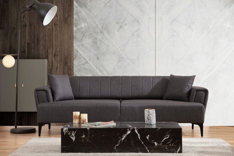 Lilesville 3-Pers. Sovesofa - Mørkegrå - Møbler - Sofaer - Sovesofaer