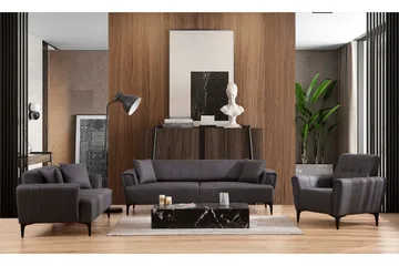 Lilesville 3-Pers. Sovesofa - Mørkegrå - Møbler - Sofaer - Sovesofaer