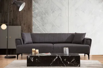 Lilesville 3-Pers. Sovesofa - Mørkegrå - Møbler - Sofaer - Sovesofaer