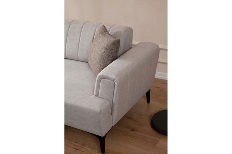 Lilesville Sovesofa med chaiselong - Beige - Sovesofaer - Hjørnesovesofa