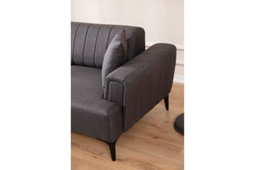 Lilesville Sovesofa med chaiselong - Mørkegrå - Møbler - Sofaer - Sovesofaer