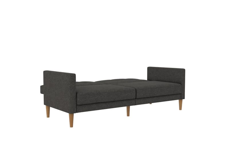 Sovesofa Lilly Antracit, Linned - Antracit, Linned - Møbler - Sofaer - Sovesofaer