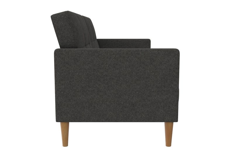 Sovesofa Lilly Antracit, Linned - Antracit, Linned - Møbler - Sofaer - Sovesofaer