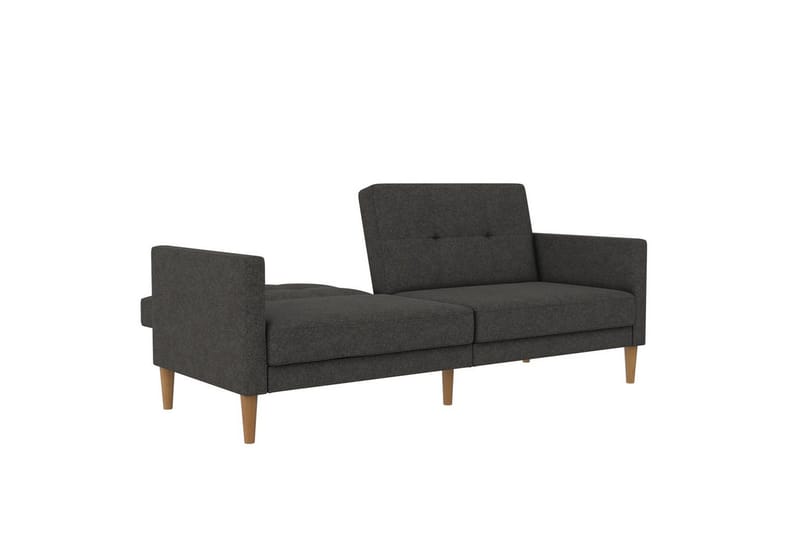 Sovesofa Lilly Antracit, Linned - Antracit, Linned - Møbler - Sofaer - Sovesofaer