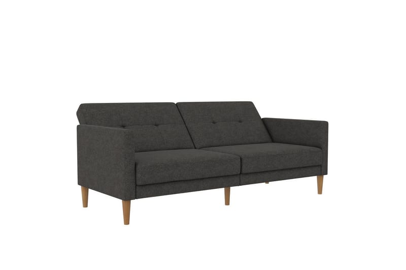 Sovesofa Lilly Antracit, Linned - Antracit, Linned - Møbler - Sofaer - Sovesofaer
