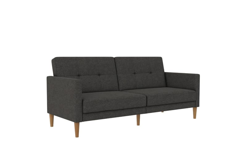 Sovesofa Lilly Antracit, Linned - Antracit, Linned - Møbler - Sofaer - Sovesofaer