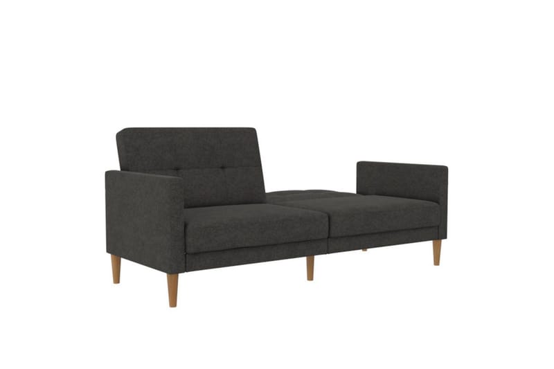 Sovesofa Lilly Antracit, Linned - Antracit, Linned - Møbler - Sofaer - Sovesofaer