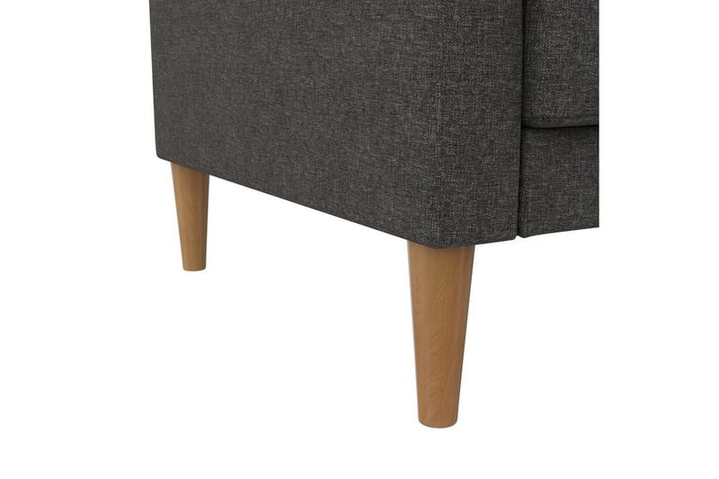 Sovesofa Lilly Antracit, Linned - Antracit, Linned - Møbler - Sofaer - Sovesofaer