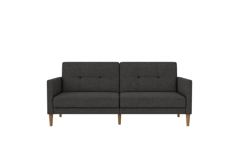 Sovesofa Lilly Antracit, Linned - Antracit, Linned - Møbler - Sofaer - Sovesofaer